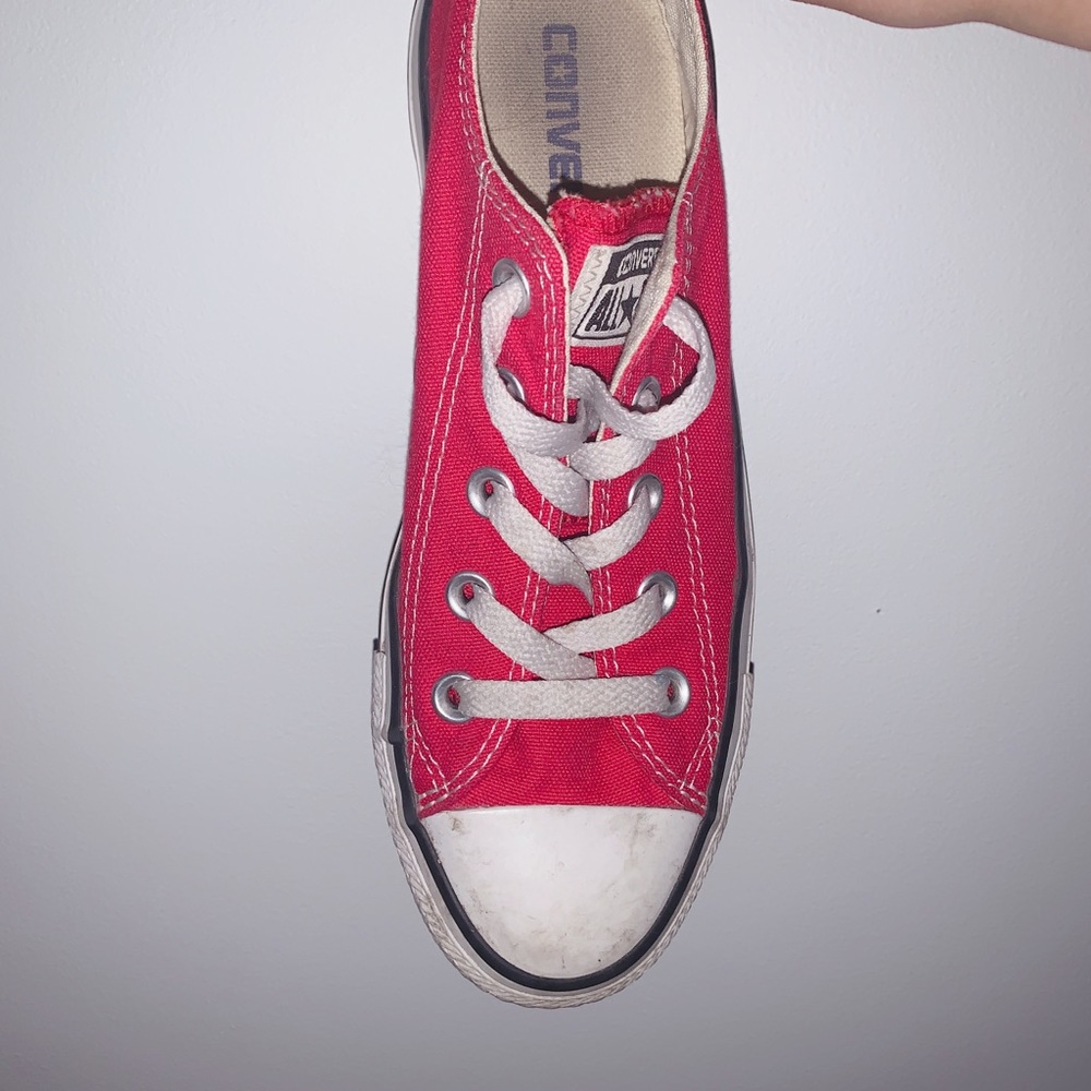 Red Converses - Picture 3 of 3